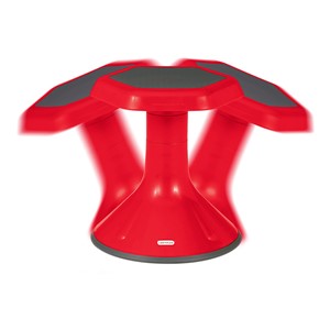 Active Learning Stool (18" Stool Height) - Red - Range of Motion