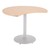 Crescent Pedestal Café Table w/ Round Base