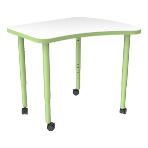 Accent Series Amoeba Collaborative Table w/ Whiteboard Top