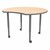 Shapes Accent Series Crescent Collaborative Table - Maple Top