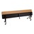 Mobile Convertible Bench Table w/ MDF Core & Protect Edge - Folded