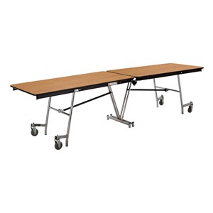 Rectangle Mobile Cafeteria Table w/ MDF Core & Protect Edge