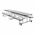 Bedrock Mobile Bench Cafeteria Table w/ Chrome Frame