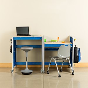 Creation Station Set - Two Workbenches (30" W x 36" D x 36" H) - Seating & accessories not included
