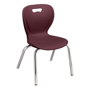 Shape Series School Chair - Wine