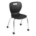 Shapes Series Mobile School Chair - Black