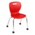 Shapes Series Mobile School Chair - Red