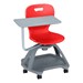 Shape Series Mobile Tablet Arm Chair - Red