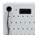 Shapes Series 12-Device Wall-Mount Chromebook, Laptop and Tablet Charging Cabinet - Grommet