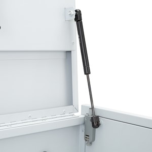 Mobile Teacher Desk - Hinged top lid