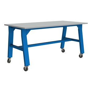 Ideate Series A-Frame Table w/ Laminate Top - Brilliant Blue