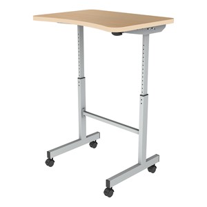 Student Flipper Desk w/ Maple Laminate Top