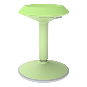 Adjustable-Height Active Stool w/ Circular Seat - Green Apple