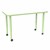 Shapes Accent Series Rectangle Collaborative Table w/ Whiteboard Top (24" W x 48" L) - Green Apple