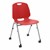 Academic Mobile Stack Chair - Red