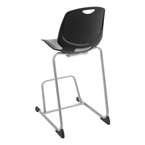 Academic Media Chair - Black - Back