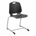 Academic Cantilever Stacking Chair - Black