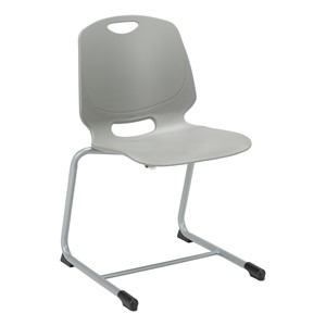 Academic Cantilever Stacking Chair - Graphite