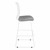 Edison Upholstered Sled-Based Cafe Chair - Side View