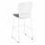 Edison Upholstered Sled-Based Cafe Chair - Back View