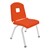 Split-Bucket Preschool Chair - Autumn Orange