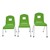Split-Bucket Preschool Chair - Sour Apple