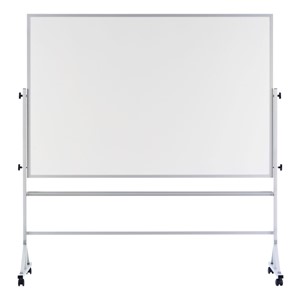 Double-Sided Portable Magnetic Dry Erase Board w/ Aluminum Frame