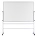 Double-Sided Portable Magnetic Dry Erase Board w/ Aluminum Frame