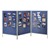 Display & Exhibit System w/ Blue Fabric Panels