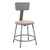 6200 Stool w/ Backrest - Fixed Height (18" H)