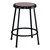 6200-10 Black Stool - Fixed Height (24" H)