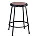 6200-10 Black Stool - Fixed Height (24" H)