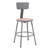 6200 Stool w/ Backrest - Fixed Height (24" H)