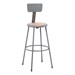 6200 Stool w/ Backrest – Fixed Height (30" H)