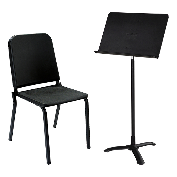 music on chairs