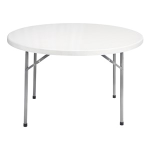 Round Plastic Top Folding Table