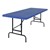 Colorful Plastic Folding Table w/ Adjustable Height - Shown in blue