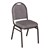 250 Series Stack Chair w/ 2 1/2" Thick Seat - Light Gray Fabric w/ Silvervein Frame