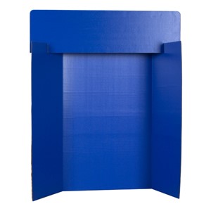 Assorted-Color Corrugated Project Boards w/ Headers - Blue