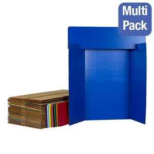Assorted-Color Corrugated Project Boards w/ Headers - Pack of 24