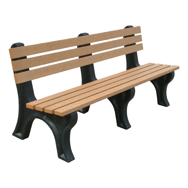 plastic outdoor bench