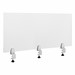Clamp-On Sneeze Guard Divider (60" W x 23 1/2" H)