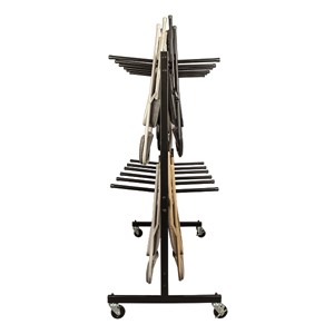 Two-Tier Folding Chair Dolly - Side view