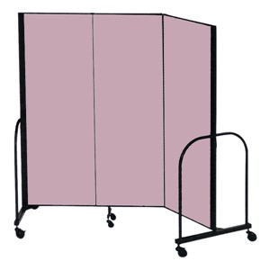 8' H Freestanding Portable Partition - 3 Panels (5' 9" L)