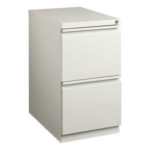 Two-Drawer Mobile Pedestal Cabinet - Gray