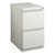 Two-Drawer Mobile Pedestal Cabinet - Gray