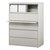 Lateral File Cabinet w/ Five Drawers (42" W) - Gray