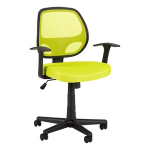 Colorful Mesh Back Task Chair w/ Tilt & Arms - Lime
