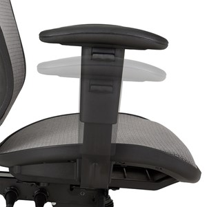 Breathable Mesh Office Chair - Arms - Adjustability