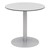 Alfresco Bistro Indoor/Outdoor Round Pedestal Table (30" Diameter) - Fashion Gray Top/Silver Frame